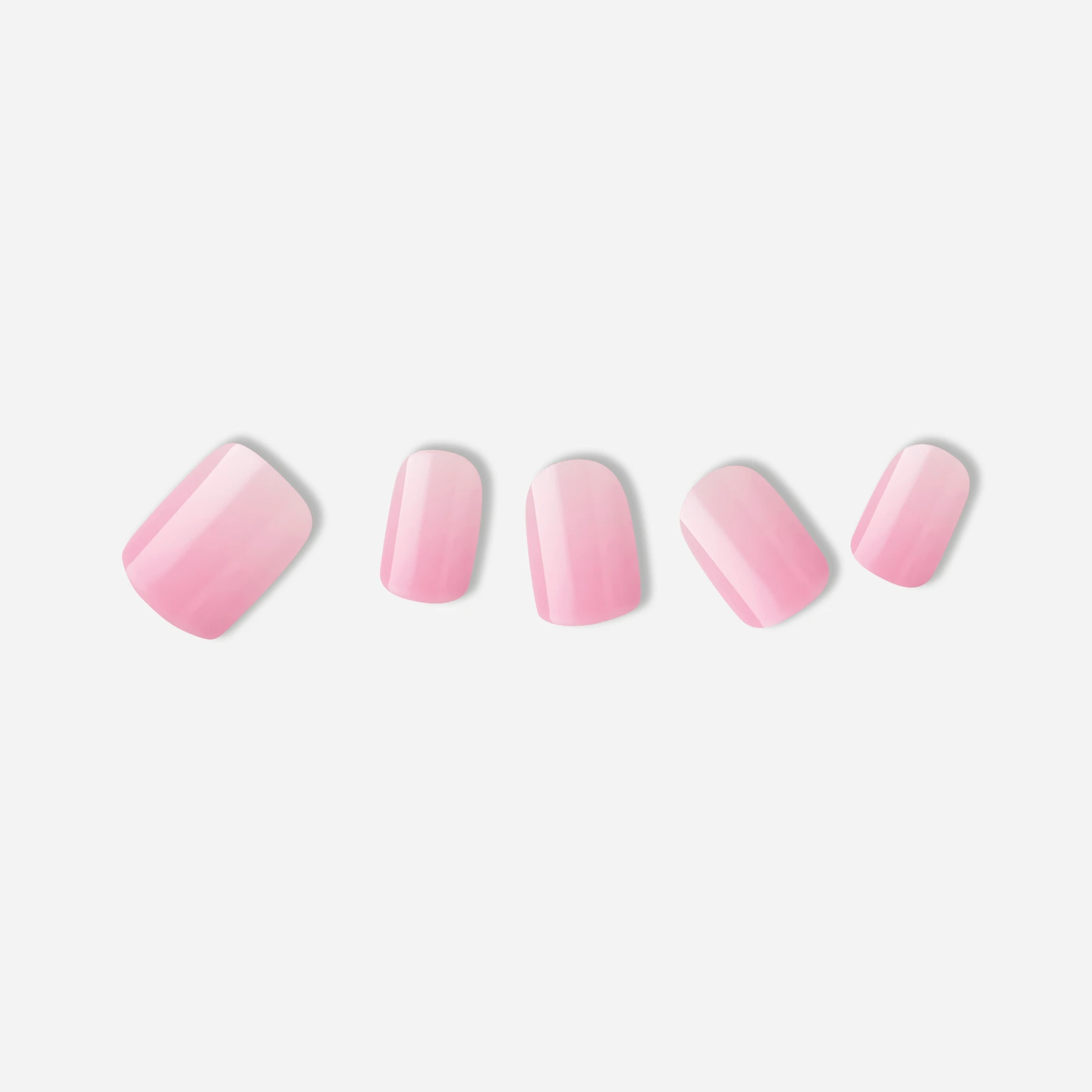Pink · Solid color · Short nail art