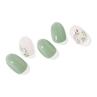 Black & white · Blue & green · Purple nail art