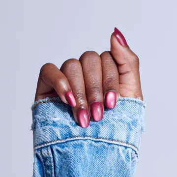 Pink · Cat eye · Short nail art