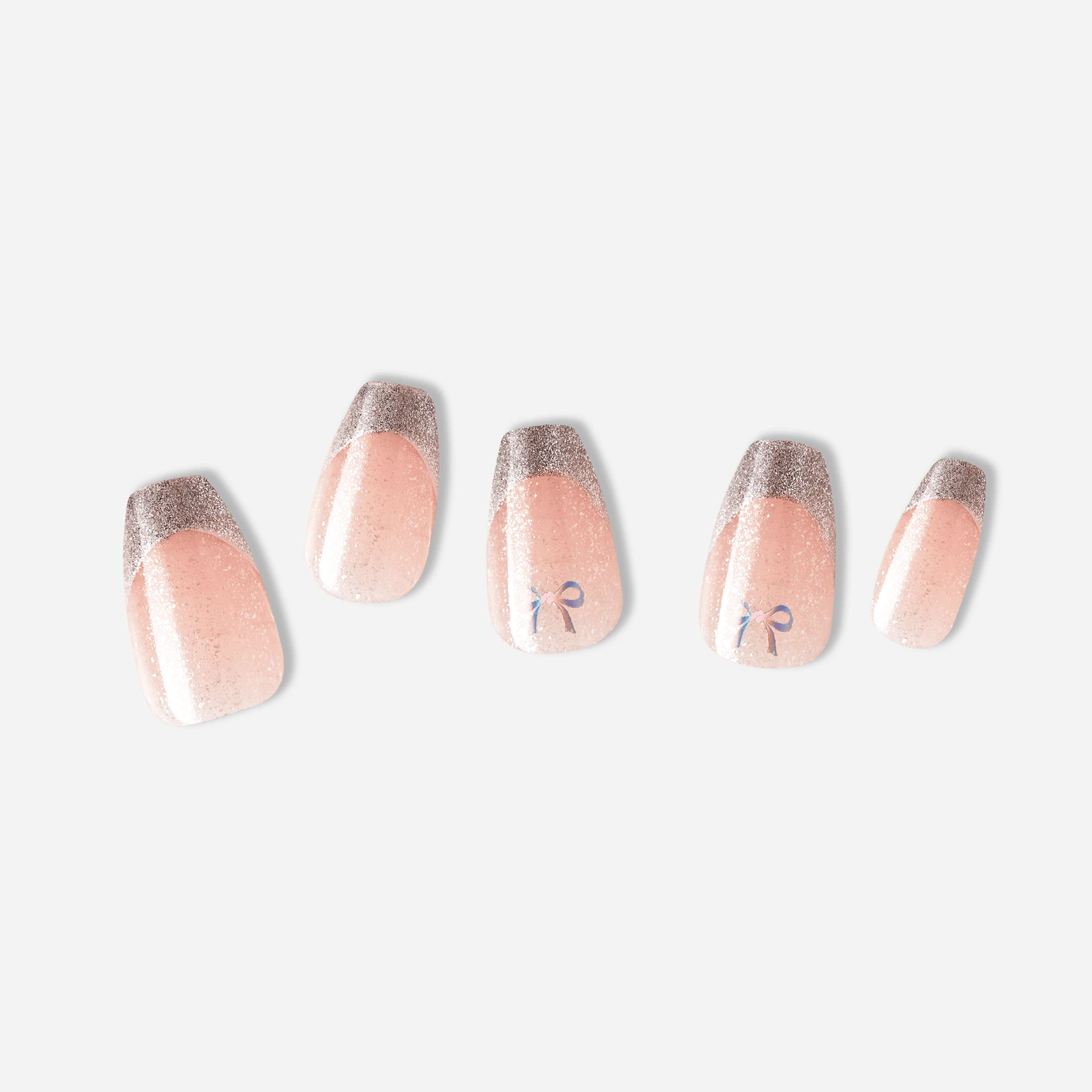 Nude · Pink · Silver nail art