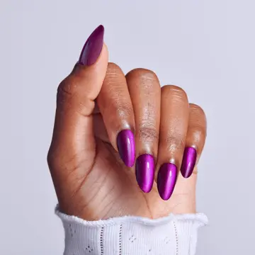 Purple · Cat eye · Medium nail art