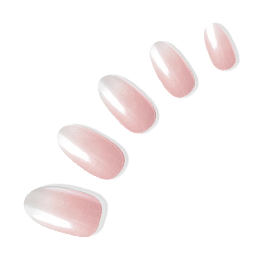 Pink · Muted · White nail art